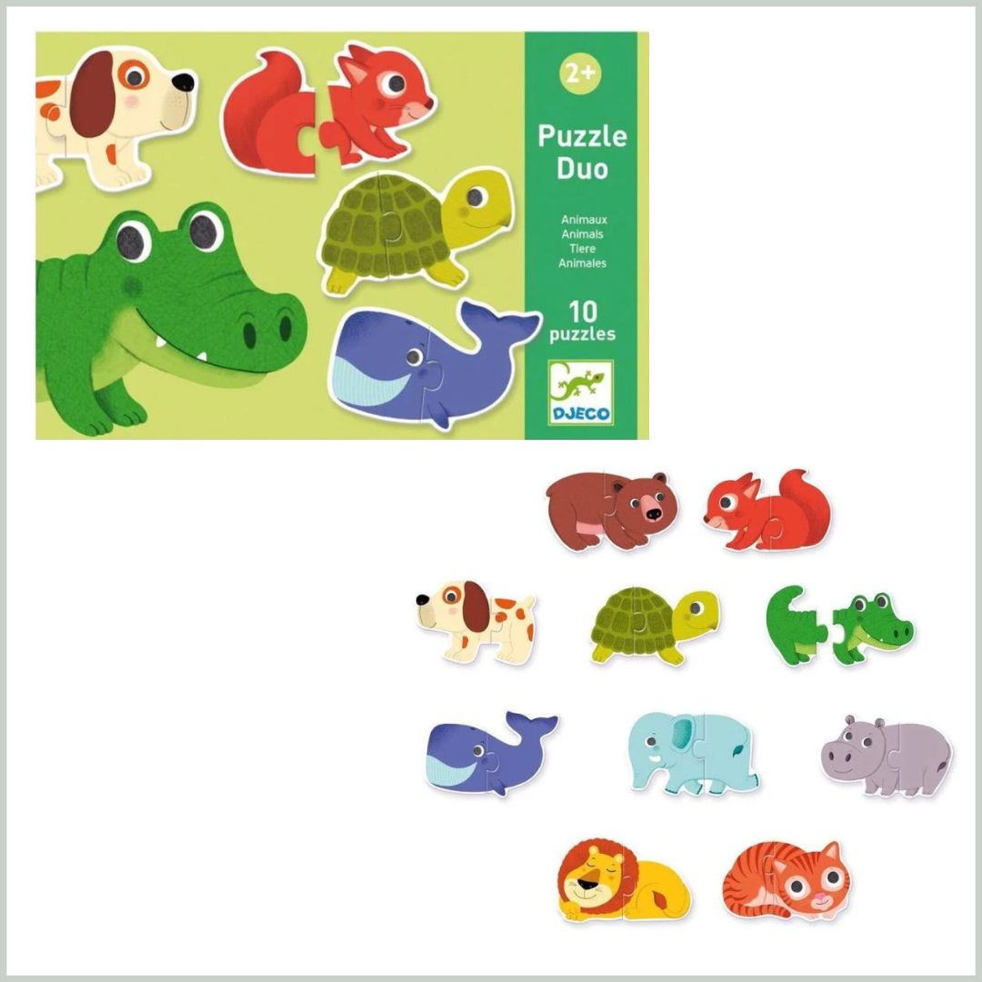 Puzzle Duo animales