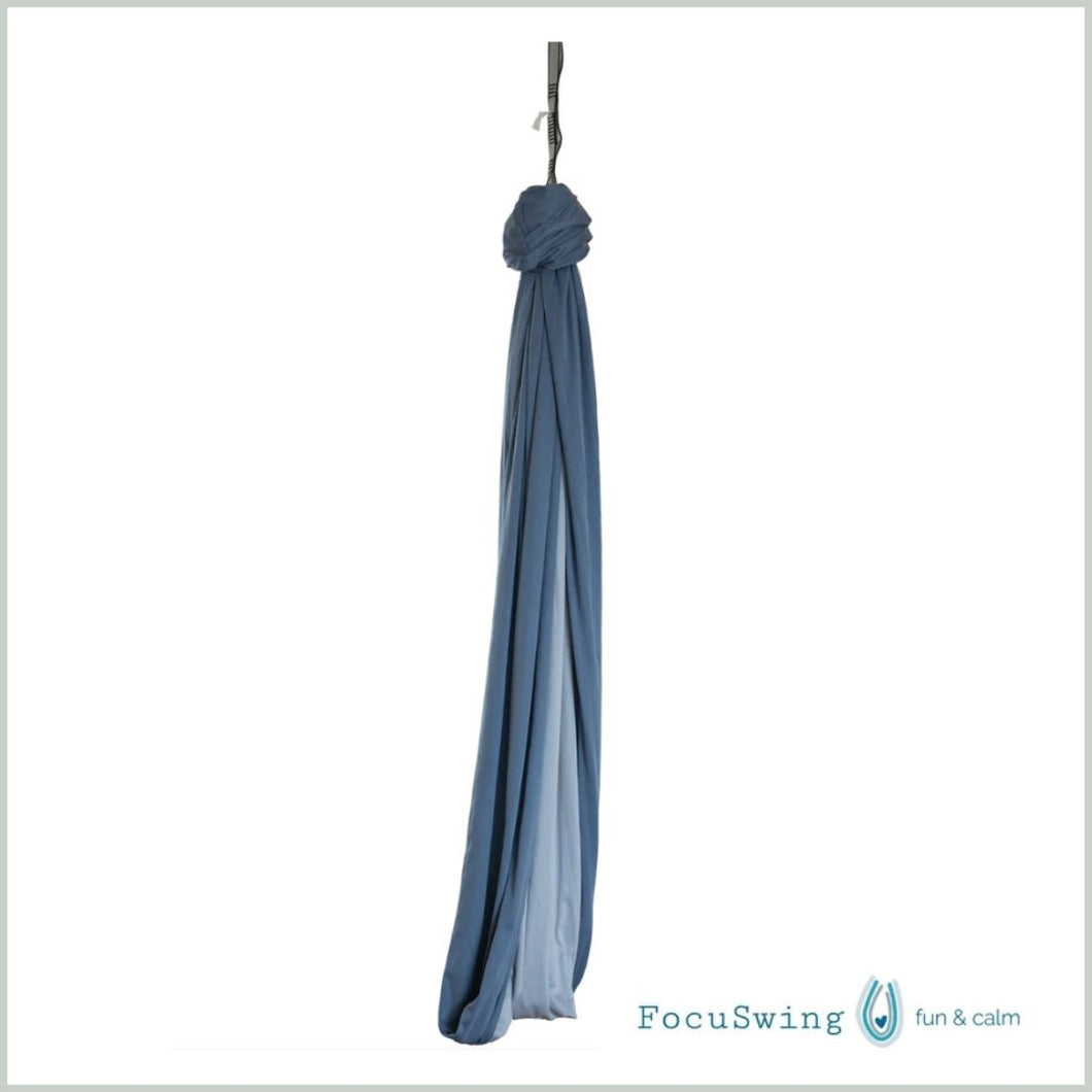 Columpio sensorial Doble tela azul