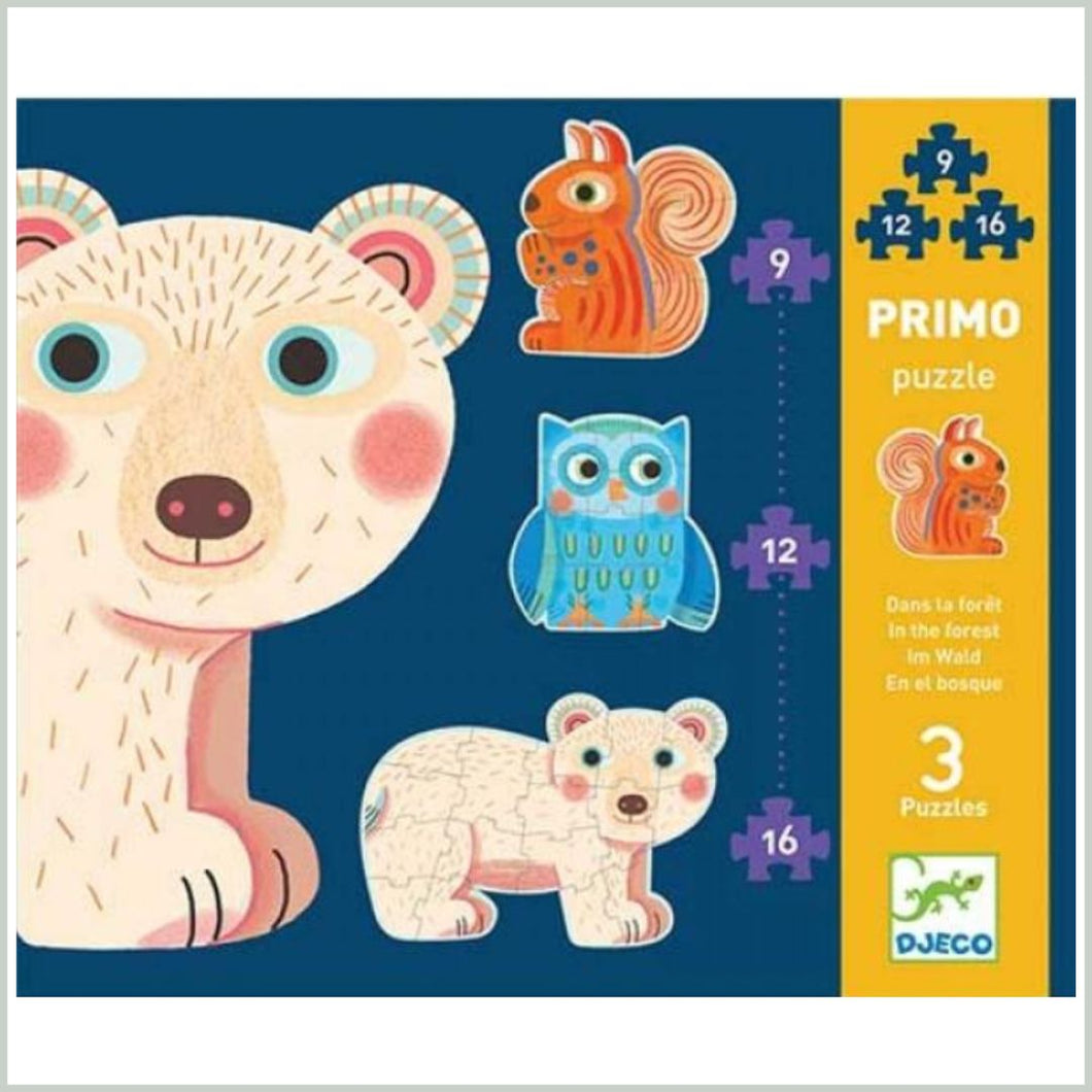 Puzzle progresivo bosque