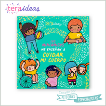 Cargar imagen en el visor de la galería, Libro MiniAmigos me enseñan a cuidar mi cuerpo - Autocuidado - Prevención - Actividades para Pintar - Para niños desde 4 años
